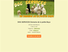 Tablet Screenshot of domainedelapetitebaya.com